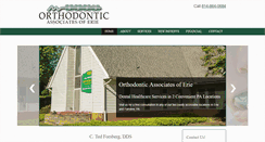 Desktop Screenshot of orthodonticassociatesoferie.com